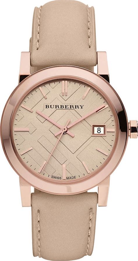 burberry leather watch|burberry female watches.